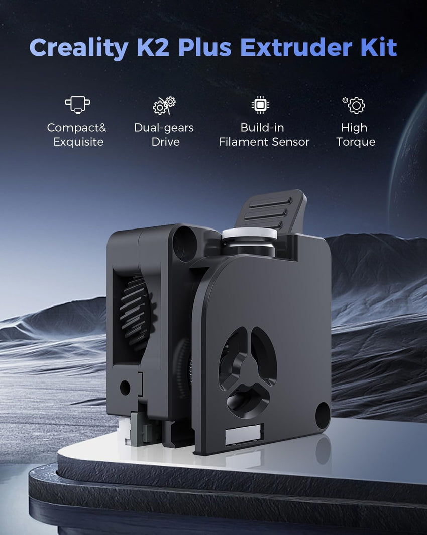 Creality Dual-Gear Extruder Kit K2 Plus with Filament Break Sensor 80N â K2/K2 Pro