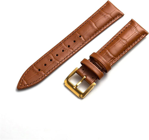 Spolife Leather Watch Straps for Men, Genuine Leather Watch Straps With Stainless Buckle,Quick Release Watch Strap, Replacement Watchbands 16mm 18mm 19mm 20mm 22mm(Watch Strap Pins,Watch Strap Tool)