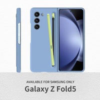case Galaxy Z Fold 5 case with S Pen Fold EditionãS Pen + Caseã Compatible with Samsung Galaxy Z Fold5 Slim S Pen Phone Cover Shell replacement (Blue)