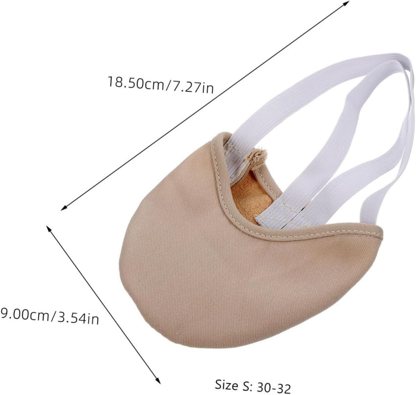 Half Sole Ballet Shoes for Women and Girls â Skin Colour Size S