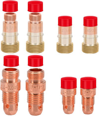 TIG Welding Gas Lens Kit #12 61pcs for WP-17/18/26 with Glass Cups & Accessories #12