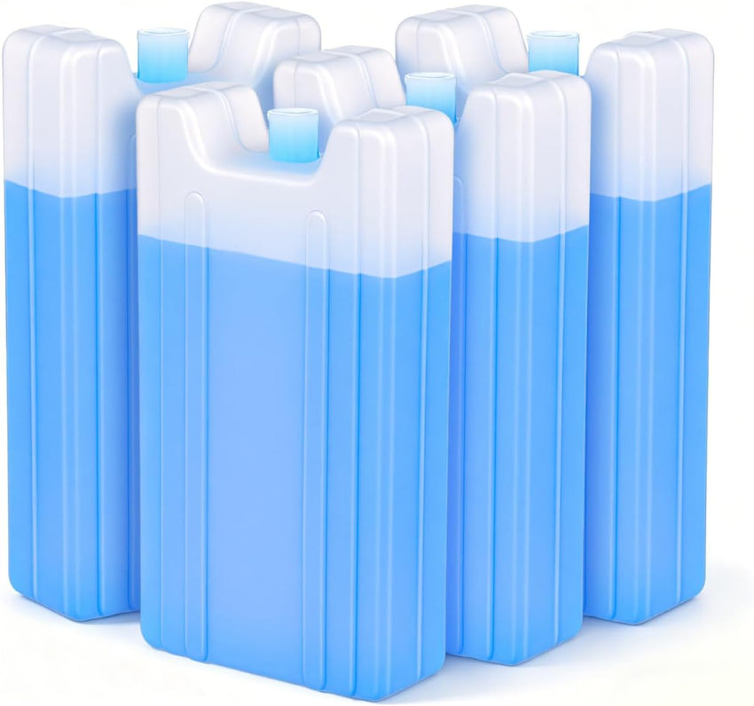 Reusable Pre-filled Ice Packs for Coolers & Lunch Boxes 400ml 4-Pack
