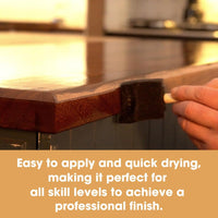 Furniture Clinic Danish Oil for Wood - Premium Finishing Oil to Enhance The Natural Beauty of Oak, Pine & Wooden Worktop Surfaces - Seal & Protect for a Satin Finish - 500ml
