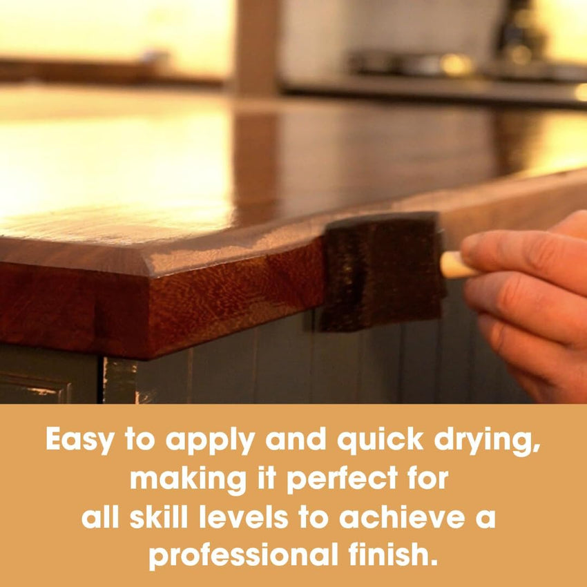 Furniture Clinic Danish Oil for Wood - Premium Finishing Oil to Enhance The Natural Beauty of Oak, Pine & Wooden Worktop Surfaces - Seal & Protect for a Satin Finish - 500ml