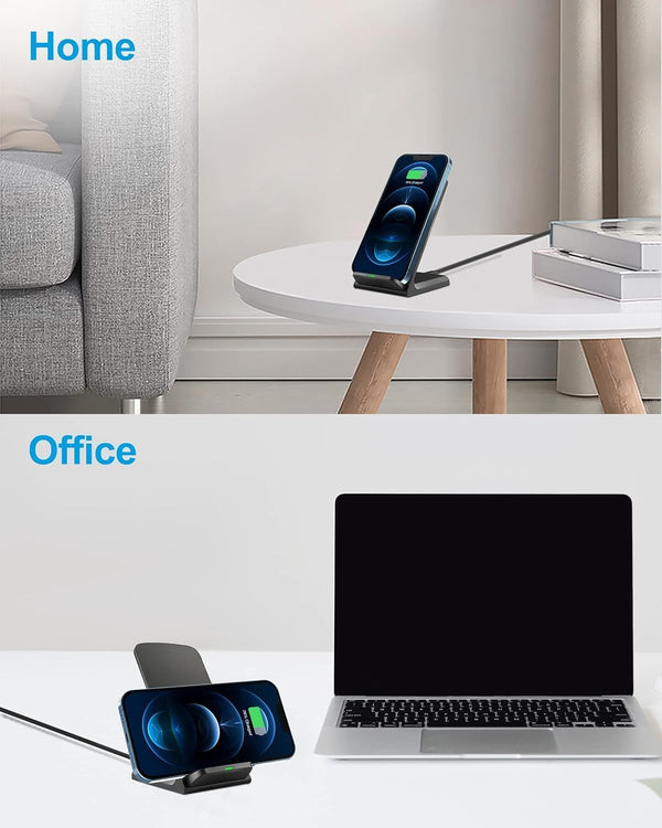 Wireless Charger Station for Google Pixel 9 | 9 Pro | 8 | 8 Pro | Fold | 7 | 7 Pro | 7a | 6 Pro | 5 | 4 XL | 3 XL | Buds Pro, 10w Fast Wireless for iPhone 16 Phone Holder Accessories Charging Stand