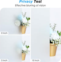 Haton Window Film Privacy Film for Glass Windows Frosted Window Film Frosting 60x200cm, Opaque Window Sticker Self Adhesive Roll UV Block No Glue Static Cling Vinyl Film for Bathroom Home and Office