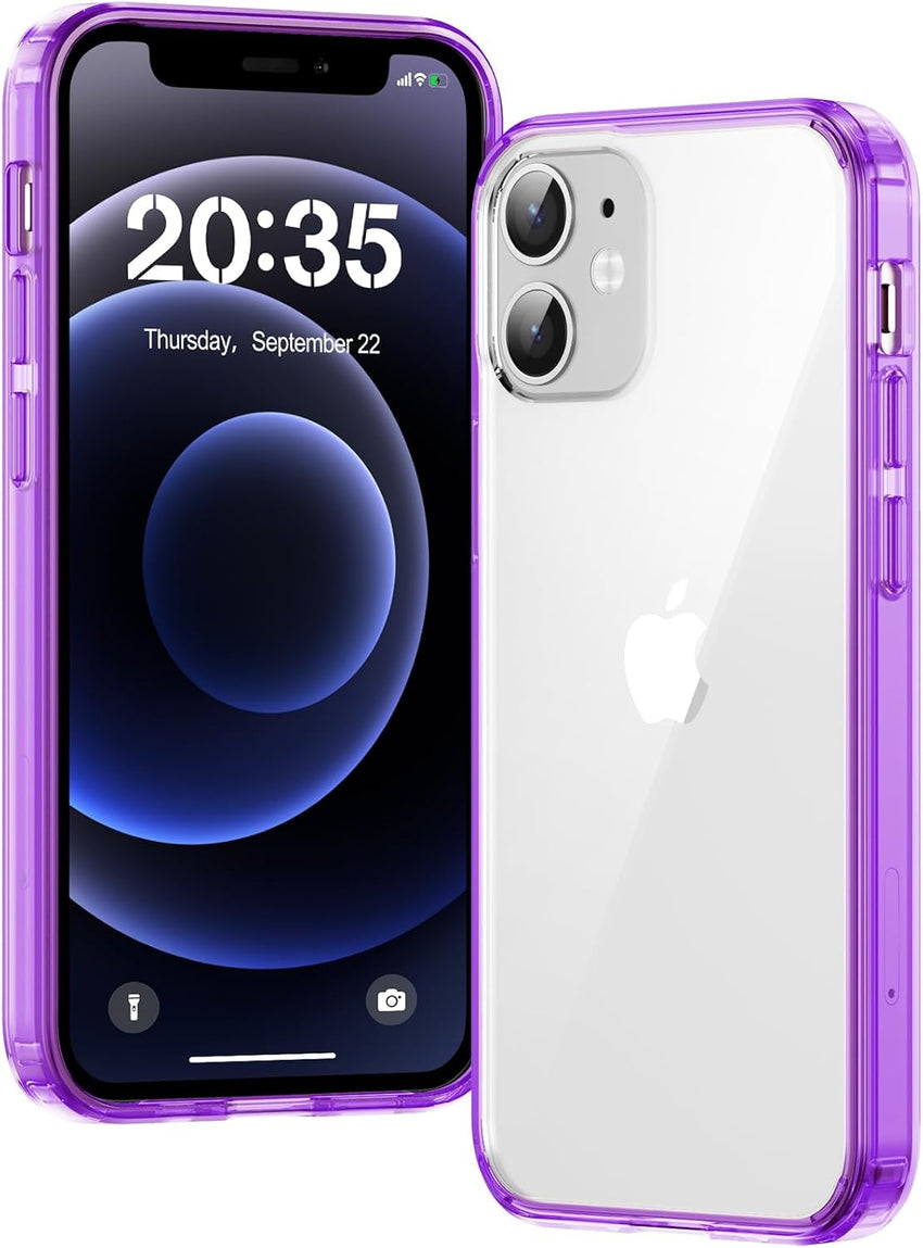 Case for iPhone 12 Mini, Crystal Clear, Slim Fit, Clear