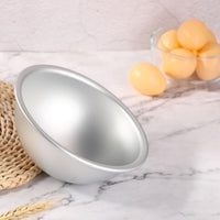 sourcing map Metal Cake Pan Set, Aluminum Alloy Princess Doll Cake Baking Non Stick for Home Kitchen Dessert DIY, 7.1" Hemispherical