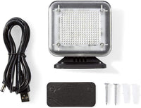 NEDIS TV Simulator Home Security Light with Flashing LED - Deter Intruders - Timer & Dusk Sensor - Low Energy USB Powered