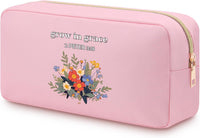 Christian Cosmetic Makeup Bag Oxford Cloth Travel Pouch Religious Gift