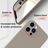 KPPIT for iPhone 14 Pro case,Silicone Case,Ultra Slim Soft Gel Anti-Scratch,Microfiber Lining,Rubber Shockproof Case Cover iPhone 14 Pro 6.1 inch,Titanium Gray