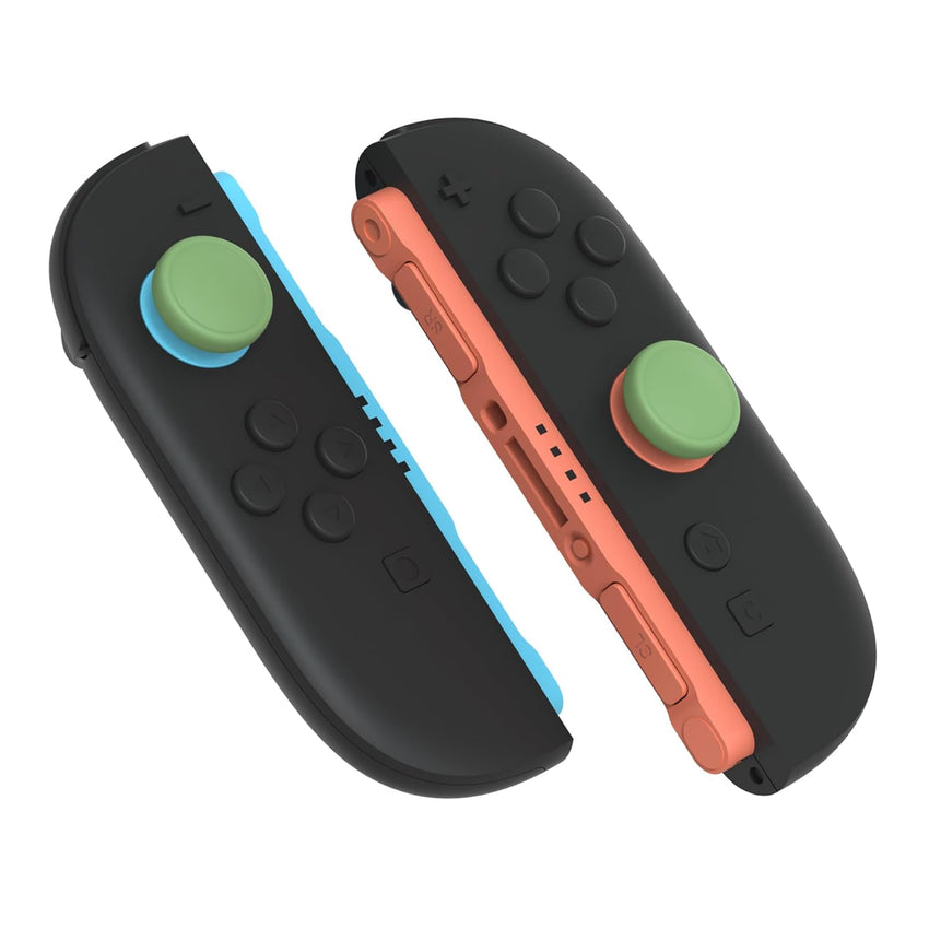 PlayVital Thumb Grips for Nintendo Switch 2, 4-Pack Silicone Joystick Caps for Joycon 2, Cute Accessories Comfort Thumbstick Grip Covers - Matcha Green