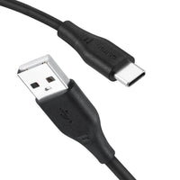 Betron USB C Charger Cable, 2 Metre, 3.1A, Fast, Compatible with iPhone, Samsung (Black)