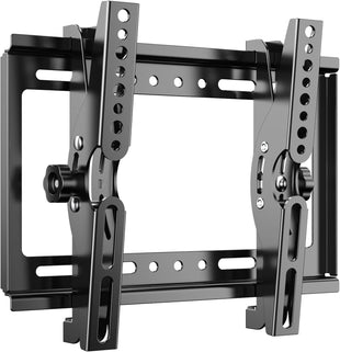 JXMTSPW Tilt TV Wall Bracket for 14-42 inch LCD LED OLED Flat Curved TVs up to 25kg,Low Profile Tilt TV Bracket Max VESA: 200x200mm 16 19 22 24 32 36 40" Ultra Slim Television Mount