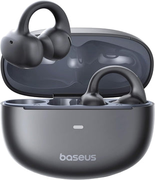 Baseus MC1 Open Earphones, Bluetooth Earbuds with Clip & 40H Battery Life, HiFi Bass Ai Sound Quality, Comfortable and Lightweight (5 g), Clip with IP57 Protection from Dust and Water