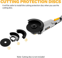 Angle Grinder 900W 115 mm Corded with Long Handle Includes Cutting & Grinding Discs â Silver