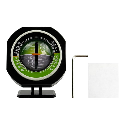 Car Inclinometer Universal Off-Road Vehicle Angle Meter Adjustable Balancer â Black