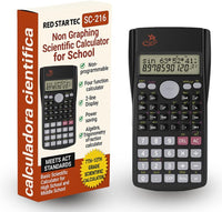 SC-216 Non-Graphing Scientific Calculator, Middle/High School, Fraction Key BATTERIES INCL