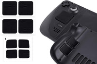 TALONGAMES Touchpad Protector Compatible with Steam Deck Touch Trackpad (Trackpads Protector + 4 Keys Protector, Matrix Mini Hex - Black)