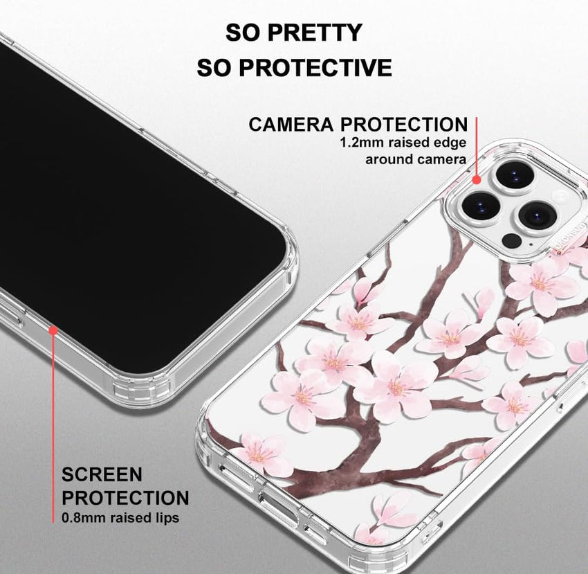 MOSNOVO Case for iPhone 13 Pro Max, [Buffertech 6.6ft Military-Grade Drop Protection] [Anti Peel Off Tech] Clear TPU Bumper Phone Case Cover Design - Balloonasaurus