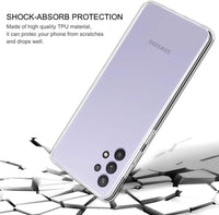 KP TECHNOLOGY Galaxy A33 Case - (360 Front + Back Protection) Full Body Complete Protection for Samsung Galaxy A33 5G (CLEAR)