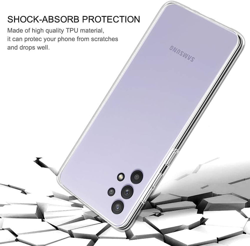 KP TECHNOLOGY Galaxy A33 Case - (360 Front + Back Protection) Full Body Complete Protection for Samsung Galaxy A33 5G (CLEAR)