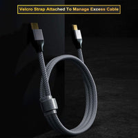BASESAILOR 8K 60Hz HDMI Cable 1M/2Pack,48Gbps 7680P Ultra High Speed HDMI 2.1 Cord for Apple TV,Roku,Samsung QLED,Sony Playstation PS5,Xbox Series X/S,eARC HDR HDCP 2.2 2.3,2.0 4K 120Hz
