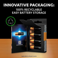 DURACELL Optimum AA Batteries (8 Pack) - Alkaline Batteries 1.5V - 200% More Power Boost Actives - Meets Demands Of Modern Devices - 100% Recyclable, 0% Plastic Packaging - MX1500