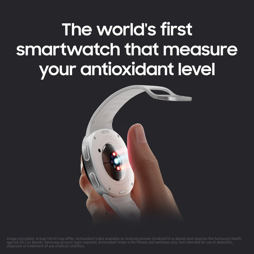 Samsung Galaxy Watch8, AI Smart Watch, Sport Band, Cushion Design, 3nm Processor, Health & Sleep Coach, Fitness Tracker, 44mm, Bluetooth, Graphite, 3 Year Extended Warranty (UK Version)