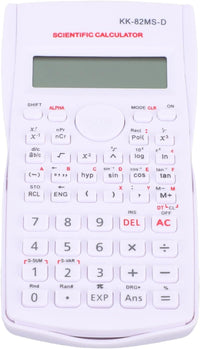 Scientific Calculator, 12 Digit 240 Functions Office Calculator, Multifunction Large Display Students Calculator with Sliding Hard Cover (White)