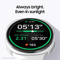 Samsung Galaxy Watch8, AI Smart Watch, Sport Band, Cushion Design, 3nm Processor, Health & Sleep Coach, Fitness Tracker, 44mm, Bluetooth, Graphite, 3 Year Extended Warranty (UK Version)