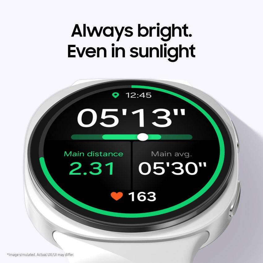 Samsung Galaxy Watch8, AI Smart Watch, Sport Band, Cushion Design, 3nm Processor, Health & Sleep Coach, Fitness Tracker, 44mm, Bluetooth, Graphite, 3 Year Extended Warranty (UK Version)