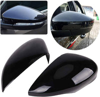 Wing Mirror Cover Cap Replacement for Ford Fiesta MK7 2008-2017 â Gloss Black