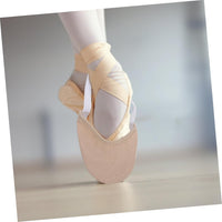 Half Sole Ballet Shoes for Women and Girls â Skin Colour Size S