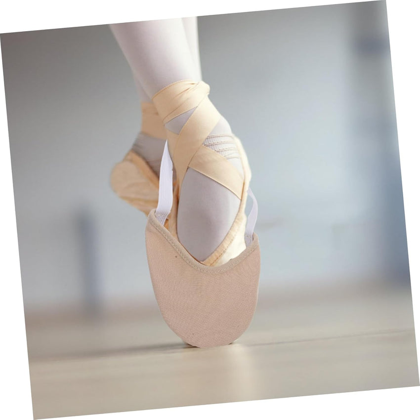 Half Sole Ballet Shoes for Women and Girls â Skin Colour Size S
