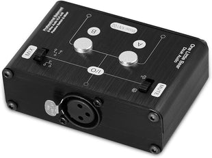 Mini 2 Way HiFi Stereo Audio XLR A/B Passive Switcher Box & Mixer Sound Splitter (1-IN-2-OUT)