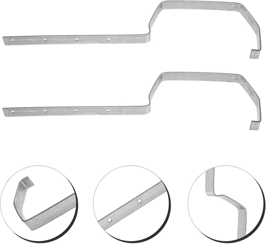 Gutter Bracket 2-Pack Metal Holders for Downspout Extension