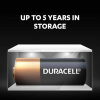DURACELL MN21 (2 Pack) Specialty Alkaline Battery 12V (A23/23A/V23GA/LRV08/8LR932) - Long life guarantee - For Remotes, Wireless Doorbells, Security Systems - 5-Year Storage Guarantee -Leak Prevention