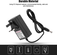 21V 2A AC/DC Power Supply Adapter, 100V-240V Lithium Battery Charger Converter 5.5 x 2.5mm Tip, Safe Drills Power Tools Battery Charger, Fast for Charging(UK) (2)