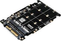 M.2 NVMe (Key M/B) to U.2 SFF-8639 Adapter