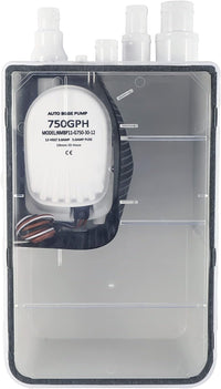 FreeTec Boat Marine Shower Sump Pump Drain Kit System Shower Pump System 12v 750 GPH Multi Port Inlet