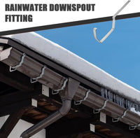Gutter Bracket 2-Pack Metal Holders for Downspout Extension