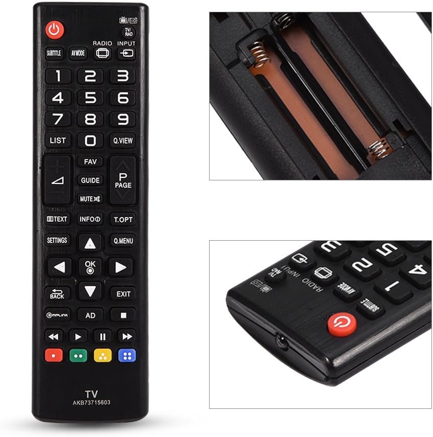 Universal Remote Control INCLUDING Batteries for AKB73715603, TV Remote Control Replacement for AKB73715603 42PN450B 47LN5400 50LN5400 50PN450B