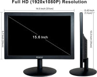 SKitphrati 20 Inch PC Monitor 1600x900 75Hz 5MS HDMI Monitor LED Monitor with HDMI VGA, Viewing Angle 95Â° (Horizontal), 76% sRGB, VESA, TN Panel, Black