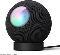 elago Silicone Stand Compatible with HomePod Mini - Proper EQ, Easier to Control with Better Indicator Visibility, Stable Mount, Anti-Slip Stand for Charger (Black)
