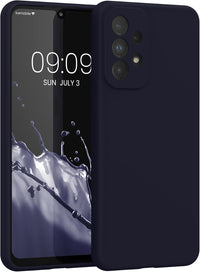kwmobile Case Compatible with Samsung Galaxy A53 5G Case - TPU Silicone Phone Cover with Soft Finish - Deep Ocean