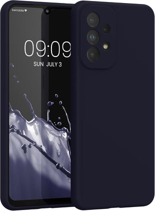 kwmobile Case Compatible with Samsung Galaxy A53 5G Case - TPU Silicone Phone Cover with Soft Finish - Deep Ocean