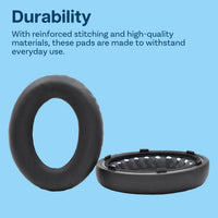 Ear Pads Replacement for Bose NC700 / Bose 700 Noise Cancelling Headphone by MMOBIEL - Protein PU Ear Pad Cushions - Earpads Replacement - Black