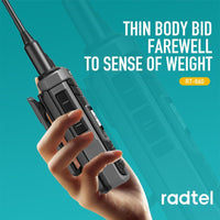 Radtel RT-860 Multi Band Ham Radio HF UHF VHF Dual Band with AM USB LSB CW CB LW MW SW SSB Reception, 1024 Channels, 2000mAh Battery, Type-C Charging