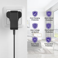 15V charger Compatible with Philips Shaver HQ8505 | UK power cord, compatible with 3000 5000 7000 9000 series, S5465 MG7750 MG7790 BT5502 electric shaver power cord